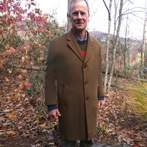 Jos. A. Bank Signature Collection Men’s Coat Topcoat Beige Brown Size 40